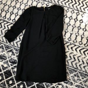 H&M black long sleeve dress